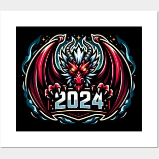 2024 Year of the Dragon Posters and Art